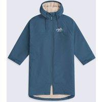 Animal Women's 'Hazey' Waterproof Fleece Lined Beach Parka in Blue | Size: Large