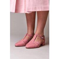Moshulu Women's 'Sayuri' Vintage Style Shoes in Pale Pink | Size: 6