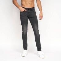Duck&Cover Maylead Men's Slim-Fit Five-Pocket Denim Jeans in Black | Size: 36S