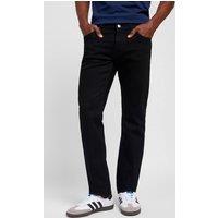 Lee Men's Daren Straight Fit Jeans Clean Black | Size: 32R