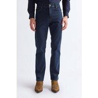 Wrangler Men's Texas Regular Fit Jeans Blue Black in Navy | Size: 32R