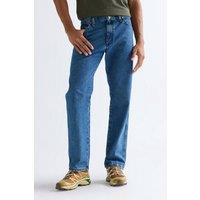 Wrangler Men's 13MWZ Cowboy Cut Original Fit Jeans Stonewashed in Blue | Size: 34R