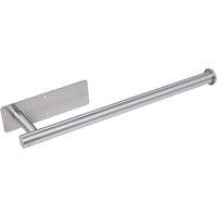 Living and Home Stainless Steel Towel Holder Toilet Paper Holder in Silver