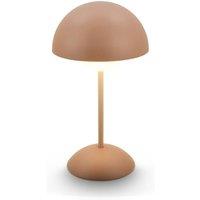 BRILONER Coffee Table Lamp Rechargeable LED Desk Night Bedside Light Cordless in Brown