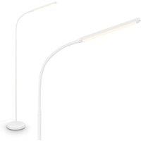 BRILONER LED Floor Lamp 6W Reading Light USB-C Home Office 135cm in White