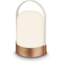 BRILONER Bronze Metallic 1W Rechargeable Dimmable LED Table Lamp