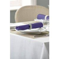 Vision Polyester Plain Coloured Napkin in Purple | Size: 41 cm x 41 cm