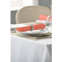 Vision Polyester Plain Coloured Napkin in Burnt Orange | Size: 51 cm x 51 cm