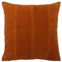 Furn Jagger Ribbed Corduroy Cushion in Orange