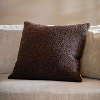 Yard Cabu Chunky Boucle Cushion in Chocolate | Size: 55 cm x 55 cm