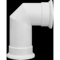 Adam Fires & Fireplaces Angled Decorative Stove Pipe in White