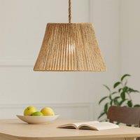 Voltico Handwoven Jute Rope Ceiling Lampshade in Brown