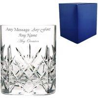 Uniqueful Personalised 320ml Flamenco Crystalite Full Cut Whisky Tumbler in Clear