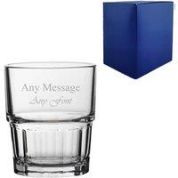 Uniqueful Personalised Engraved Next Stacking Hiball 7oz 207ml Glass Any Message in Clear