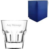 Uniqueful Personalised American Style 5oz Casablanca Juice Glass for Friend in Clear