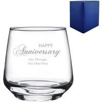 Uniqueful Personalised Tallo Tumbler Anniversary Gift for Couple in Clear