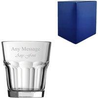 Uniqueful Personalised Casablanca Whisky Glass 12.75oz Any Message in Clear