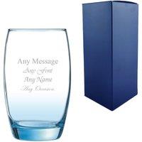 Uniqueful Personalised Engraved Salto Ice Blue Hiball Any Message 11.8oz 350ml