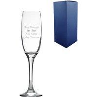 Uniqueful Personalised Champagne Flute Birthday Gift for Friend in Clear