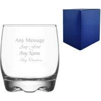 Uniqueful Personalised 290ml LAV Adora Whisky Glass for Friend's Birthday in Clear