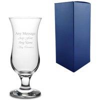 Uniqueful Personalised 16.5oz Squall Glass Birthday Gift for Friend in Clear