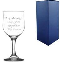Uniqueful Personalised 200ml Nevakar Wine Glass for Friend Birthday in Clear