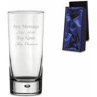 Uniqueful Personalised Bubble Hiball Glass Premium Satin Lined Box in Clear