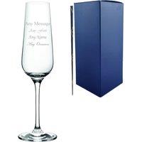 Uniqueful Personalised 6oz Invitation Champagne Flute Birthday Gift for Friend in Clear