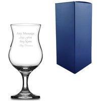Uniqueful Personalised 13oz Capri Glass Birthday Gift for Friend in Clear