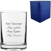 Uniqueful Personalised 6oz Hiball Whiskey Tumbler Birthday Friend in Clear