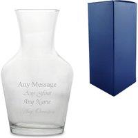 Uniqueful Personalised 1 Litre A Vin Carafe Birthday Gift for Friend in Clear