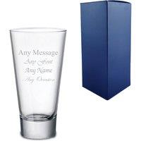 Uniqueful Personalised 450ml Ypsilon Hiball Glass Birthday Friend in Clear