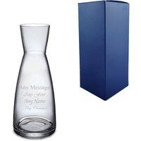 Uniqueful Personalised Engraved 550ml Ypsilon Carafe Birthday Gift for Friend in Clear