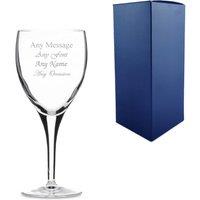 Uniqueful Personalised 190ml Michelangelo White Wine Glass for Friend in Clear