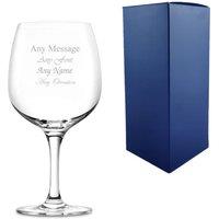 Uniqueful Personalised 26oz Connoisseur Gin Glass Birthday Friend in Clear
