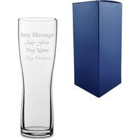 Uniqueful Personalised Engraved Aspen Pint Glass Birthday Gift for Friend in Clear