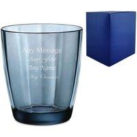 Uniqueful Personalised Engraved 300ml Blue Pulsar Whisky Glass With Gift Box
