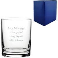 Uniqueful Personalised Istanbul Any Message Whiskey Tumbler 8.75oz 258ml in Clear