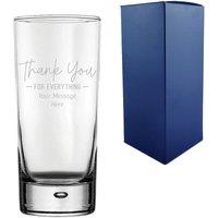 Uniqueful Personalised Hiball Glass Thank You for Everything Design Friend in Clear