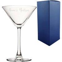 Uniqueful Personalised Enoteca Martini Glass for Friend's Birthday in Clear