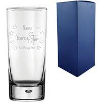 Uniqueful Personalised Hiball Glass Youre A Star Design Thank You Friend in Clear