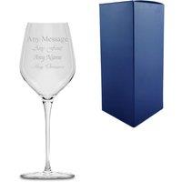 Uniqueful Personalised 305ml Inalto Tre Sensi Wine Glass Birthday in Clear