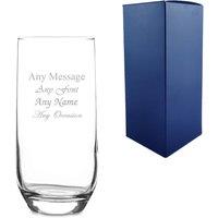 Uniqueful Personalised Sude Hiball Gin Glass Birthday Gift for Friend in Clear