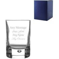 Uniqueful Personalised 65ml Bubble Shot Glass for Birthday Friend in Clear