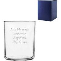 Uniqueful Personalised Engraved 280ml Modern Tumbler Glass Gift Box Family Gift in Clear