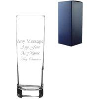Uniqueful Personalised 315ml Tall Highball Glass Birthday Friend in Clear