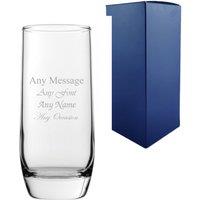 Uniqueful Personalised Bolero Beer Glass 11.25oz Any Message Birthday in Clear