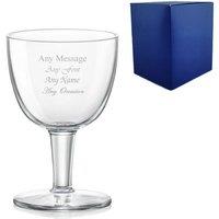 Uniqueful Personalised 15oz Stemmed Abbey Beer Glass Friend Birthday in Clear