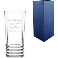Uniqueful Personalised 335ml Elegan Hiball Glass Birthday Friend in Clear