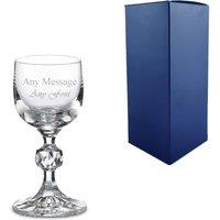 Uniqueful Personalised 50ml Claudia Liqueur Glass Birthday Gift for Friend in Clear